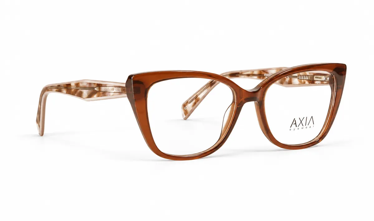 Armazón óptico AXIA Coral, coral multicolor, vista 8