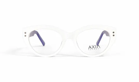 Armazón óptico AXIA Marfil, blanco marfil, vista 1