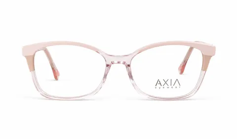 Armazón óptico AXIA Rosa, rosa translúcido, vista 1