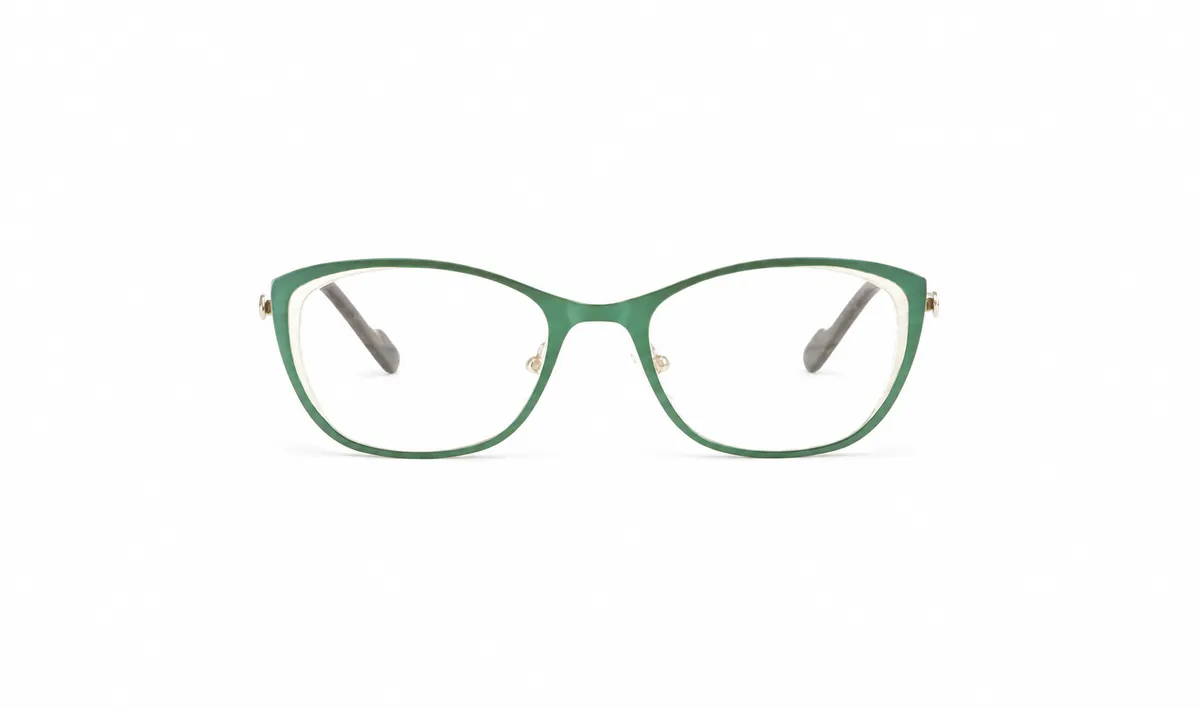 Armazón óptico AXIA Verde, verde, vista 1