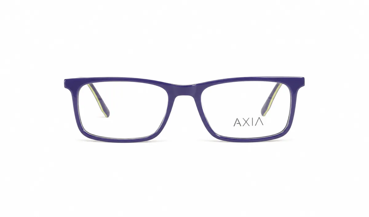 Armazón óptico AXIA Violeta, violeta translúcido, vista 3