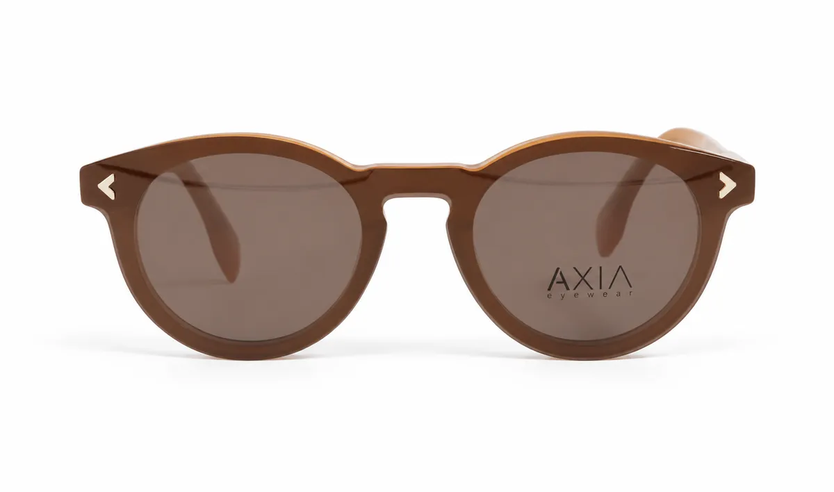 Gafas de sol AXIA Solar Humo, café translúcido · lunas humo, vista 3