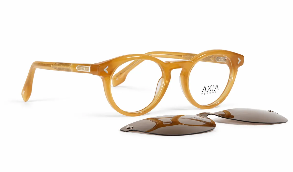 Gafas de sol AXIA Solar Humo, café translúcido · lunas humo, vista 4