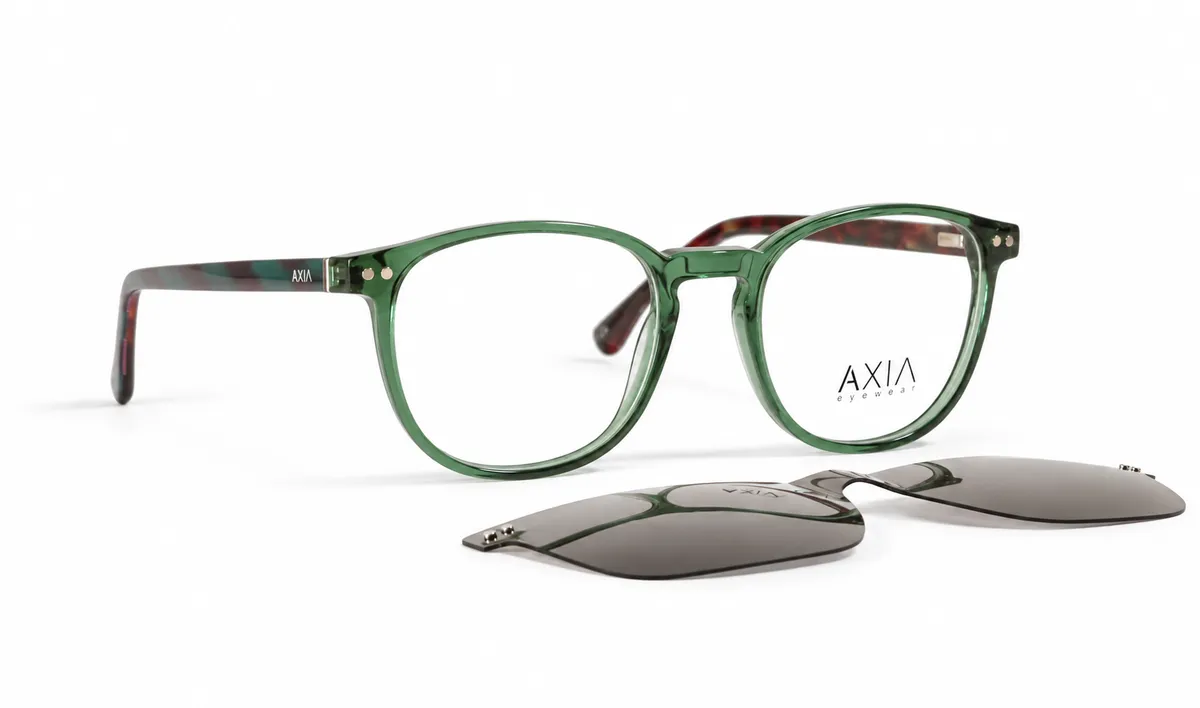 Gafas de sol AXIA Solar Humo, café translúcido · lunas humo, vista 6