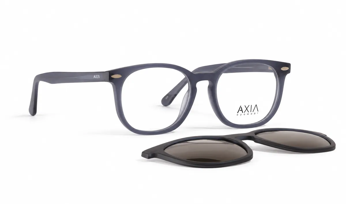 Gafas de sol AXIA Solar Humo, café translúcido · lunas humo, vista 8